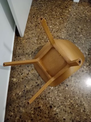 4 Sillas Comedor Marrón Odger