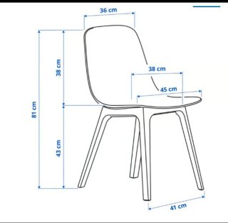 4 Sillas Comedor Marrón Odger