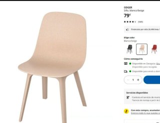 4 Sillas Comedor Marrón Odger