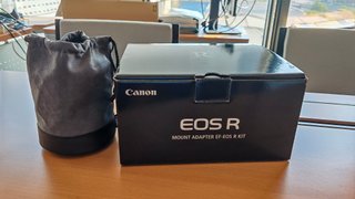 Canon EOS R + Adaptador EF/RF + Lente EF 24-105mm