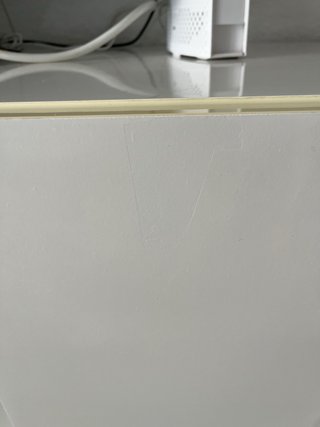 MuebleTVblanco con dos cajoneras y dos estanterias