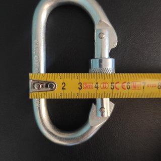 Lote 10 mosquetones de seguridad