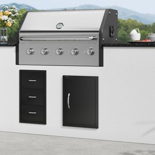 Sportello di accesso per barbecue, sportello singo