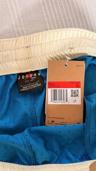 Pantalón Jordan Retro Verde/Azul Talla L Nuevos