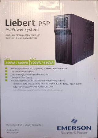 SAI Liebert PSP 350VA/500VA 500VA/650VA