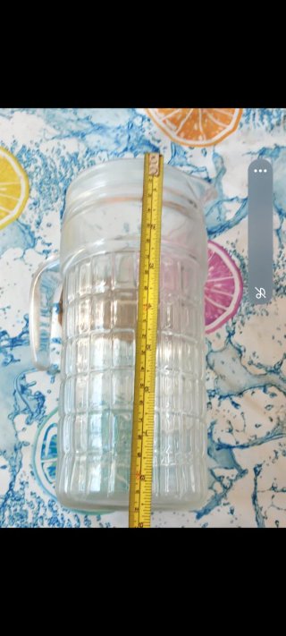 Set Caraffa e 6 Bicchieri Vetro