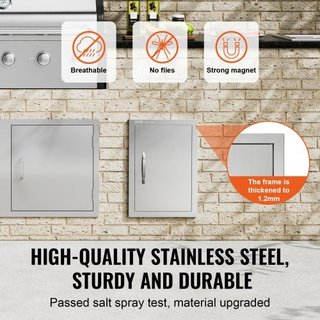 Sportello di accesso per barbecue, 355x508 mm, spo