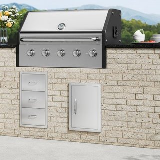 Sportello di accesso per barbecue, 355x508 mm, spo