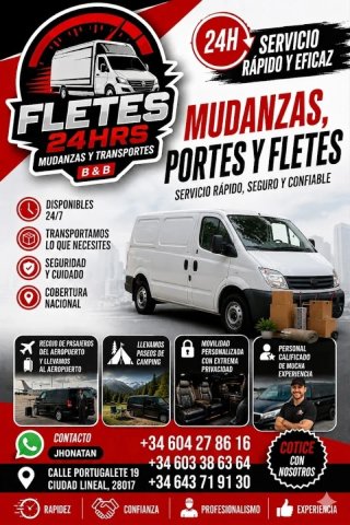 servicio de transporte mudanzas y particular