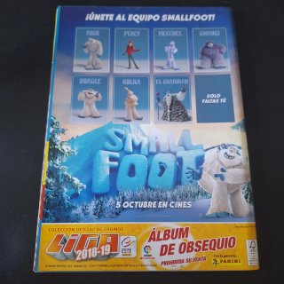 Álbum Liga Este 2018-19 con 470 cromos