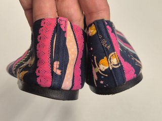Bailarinas de tela estampadas Talla 36 como nuevas