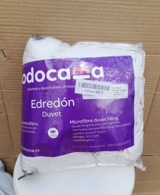 Edredón nórdico blanco poliéster
