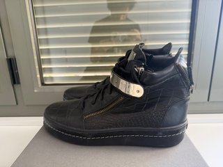 Giuseppe Zanotti Piel Negra T.41 Cocodrilo (13)