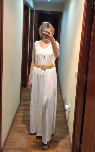 Vestido blanco largo