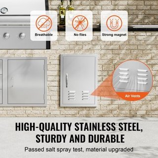 Sportello di accesso per barbecue, 610x431 mm, spo