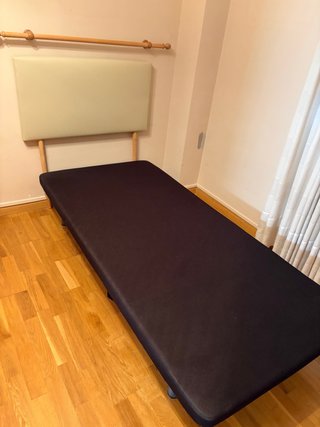 Base tapizada y cabecero cama 90x190