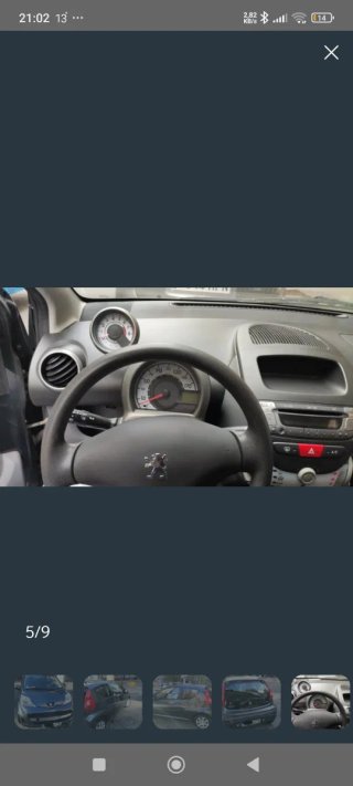 Peugeot 107  1.0 urban año 2010