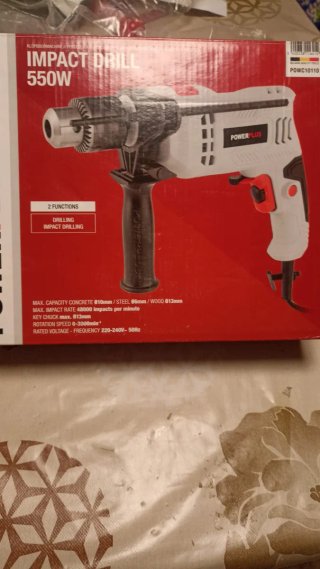 Taladro de impacto Powerplus 550W