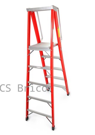 Escalera Fibra Tijera 2x5 - 1,42 Metros - 10401 - Mader