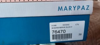 Zapatos de tacón Mary Paz azul talla 39