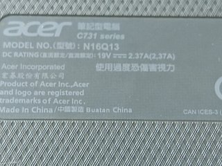 Chromebook Acer Nero/Grigio