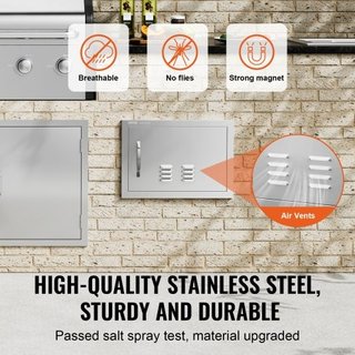 Sportello di accesso per barbecue, 508x356 mm, spo