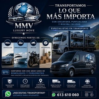 Transporte de coches , motos , barcos , mudanza