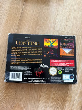 El Rey León Super Nintendo PAL