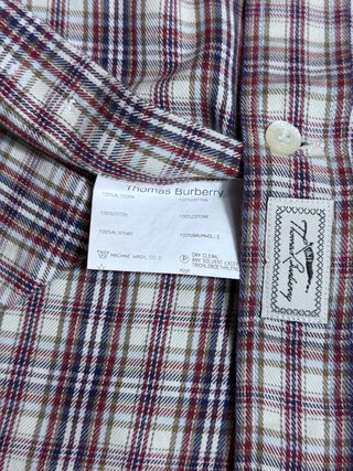 Camisa Thomas Burberry cuadros M