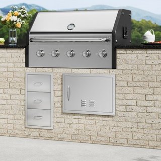 Sportello di accesso per barbecue, 610x432 mm, spo