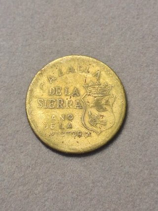 Moneda 10 Céntimos Cazalla de la Sierra Guerra