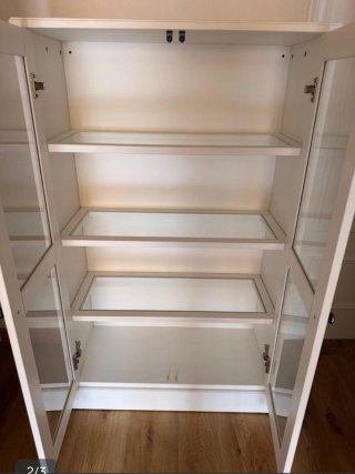 Vitrina HAVSTA Ikea Cristal Blanco