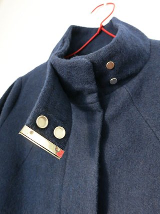 Chaquetón Mango Azul Talla S