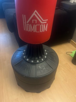 Saco de boxeo Homcom rojo