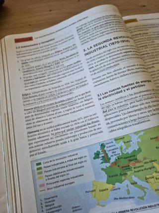 Historia del mundo contemporáneo, Hi Bachillerato