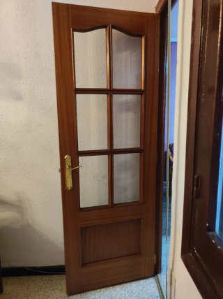 Lote de 3 puertas de madera