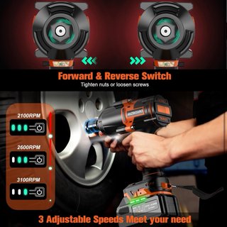 Llave de impacto a batería 1000Nm