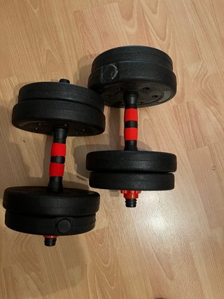 Mancuernas ajustables de 15 kilos