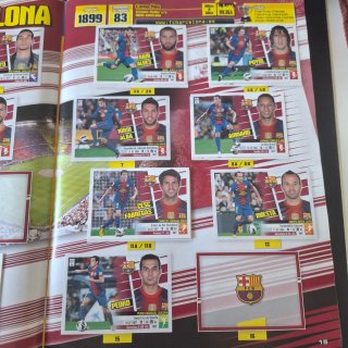 Álbum Liga Este 2013-14 con 450 cromos