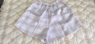Pijama Verano Cuadros Rosa y Blanco