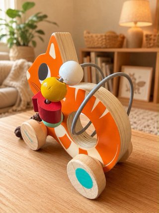 Juguete de madera animales para bebés