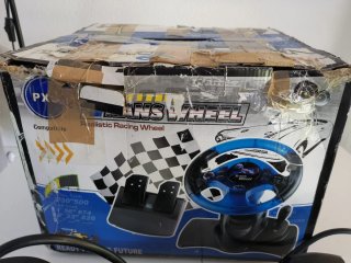 Volante Playstation con Pedales y Palanca