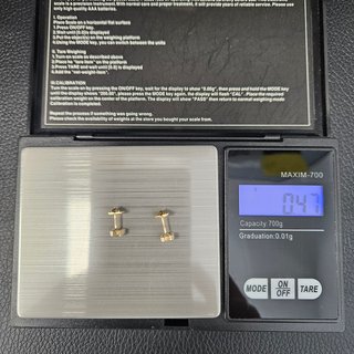 Pendientes de Oro 18K, Rosca, 0,47gr, 4,2mm