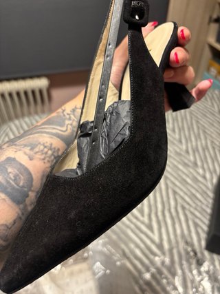 Zapatos Lodi Negros Talla 39 ( Usados 1 vez)