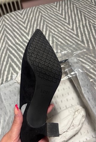 Zapatos Lodi Negros Talla 39 ( Usados 1 vez)