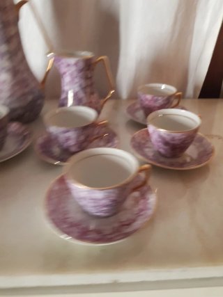 Juego de café porcelana
