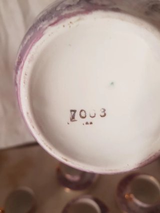 Juego de café porcelana