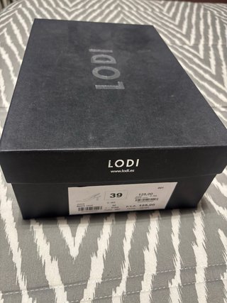 Zapatos Lodi nuevos dorados tacón fiesta 39