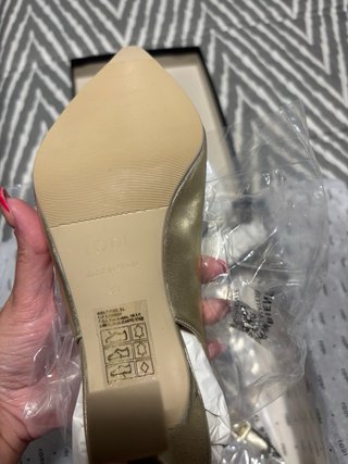 Zapatos Lodi nuevos dorados tacón fiesta 39