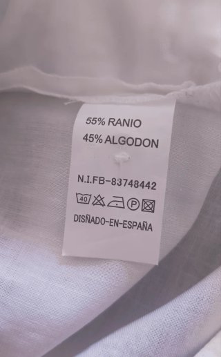 Pantalón blanco a estrenar